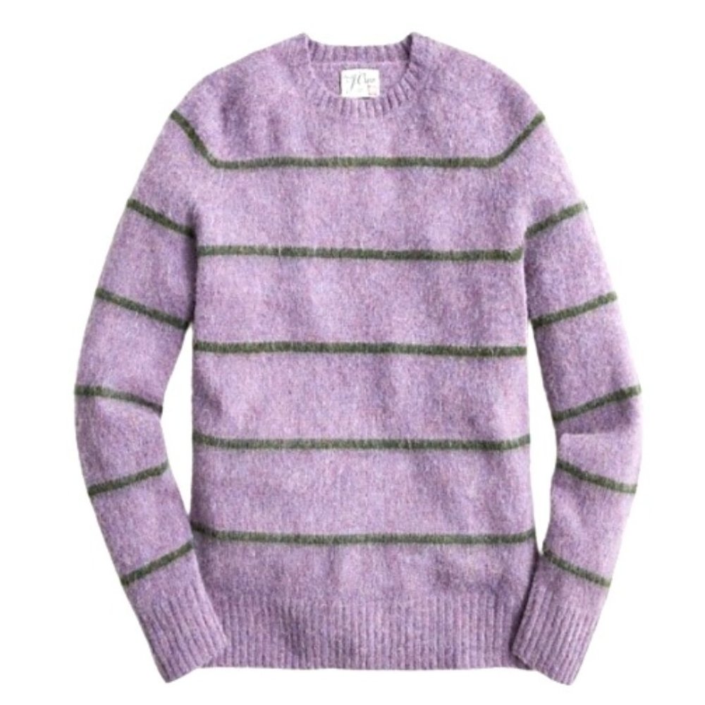 J. CREW | 100% Wool Purple Sweater | SIZE L